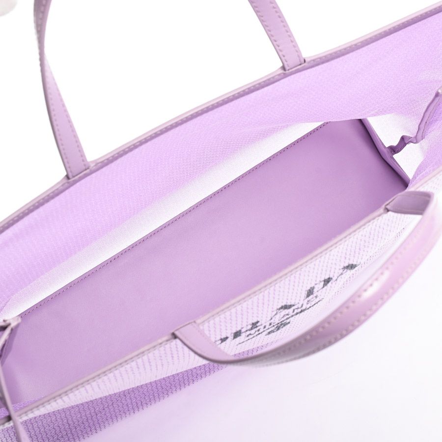 Prada Tote Mesh Totes Purple — view 4