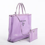 Prada Tote Mesh Totes Purple — view 2