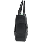 Bottega Veneta Arco Tote 2-Way Shoulder Bag Maxi Intrecciato Leather Gray — view 4