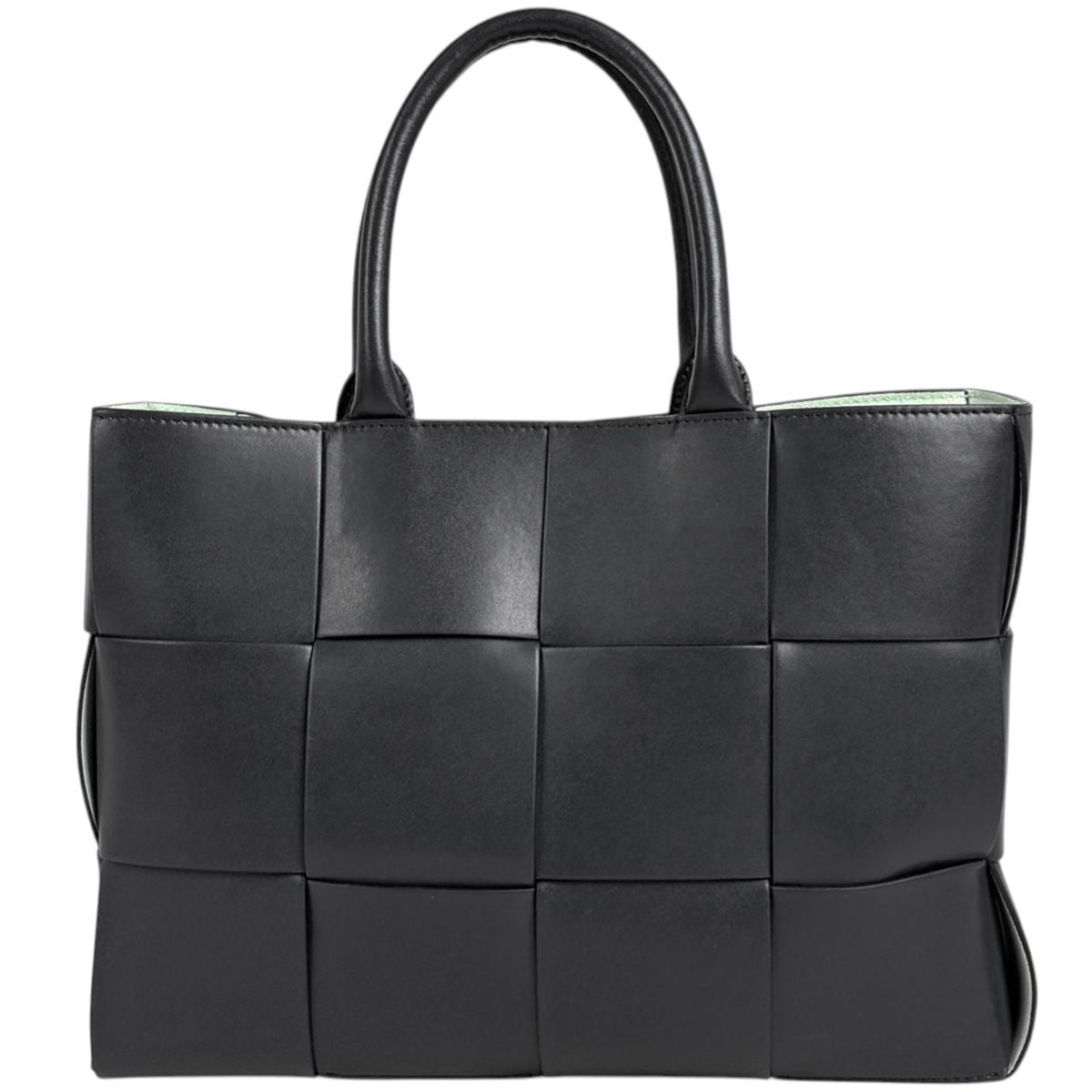 Bottega Veneta Arco Tote 2-Way Shoulder Bag Maxi Intrecciato Leather Gray — view 3