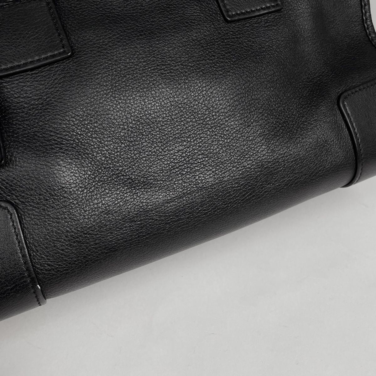 Loewe Amazona 28 2-Way Shoulder Bag Anagram Leather Black — view 4