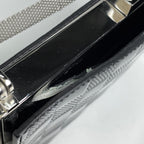 Louis Vuitton Ange MM Enamel Patent Leather Handbag Damier Vernis Noir Black — view 5