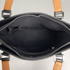 Louis Vuitton Stockton Shoulder Bag Tote Monogram Matte Noir Black — view 8