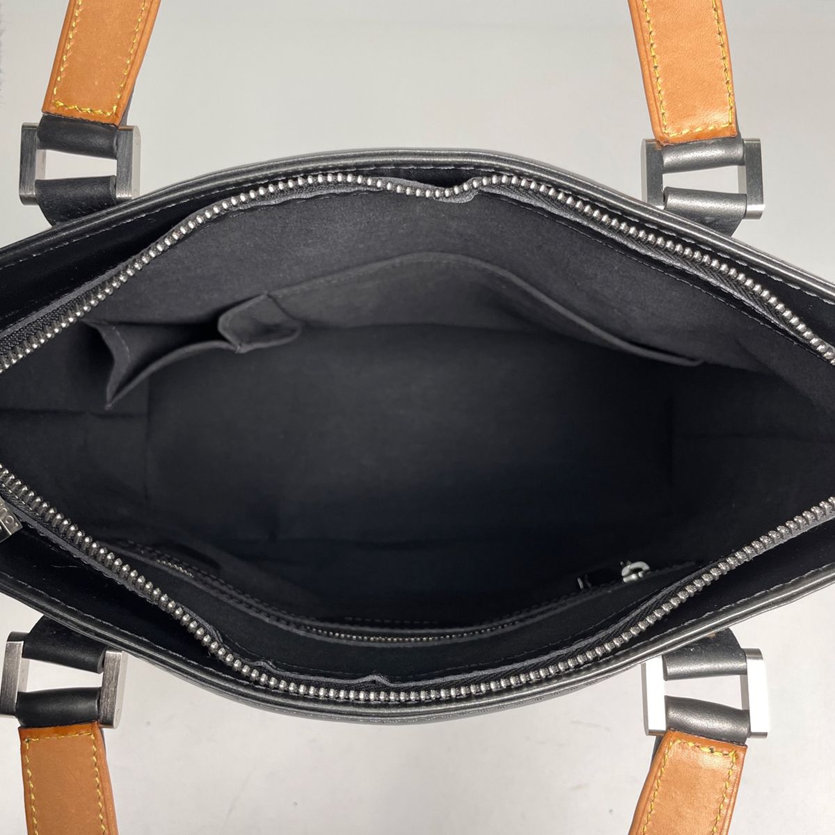 Louis Vuitton Stockton Shoulder Bag Tote Monogram Matte Noir Black — view 8