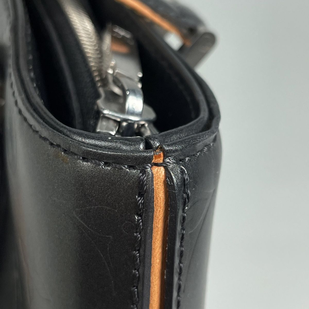 Louis Vuitton Stockton Shoulder Bag Tote Monogram Matte Noir Black — view 5