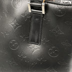 Louis Vuitton Stockton Shoulder Bag Tote Monogram Matte Noir Black — view 4
