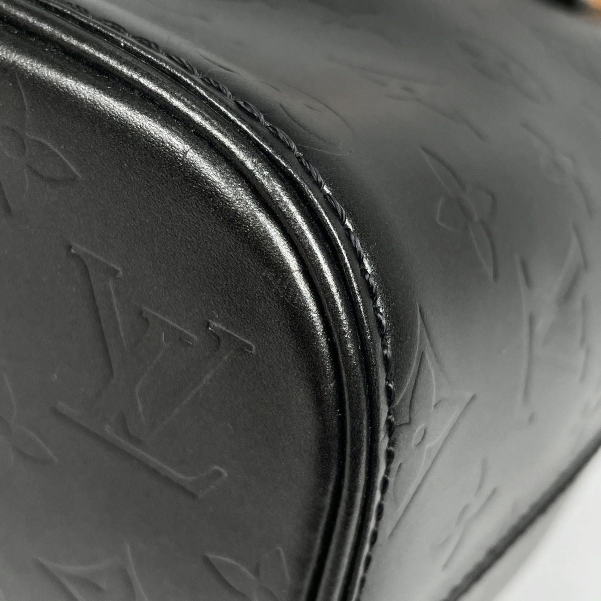 Louis Vuitton Stockton Shoulder Bag Tote Monogram Matte Noir Black — view 3