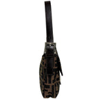 Fendi Zucca Pattern Mamma Bucket Shoulder Bag Canvas Brown — view 4