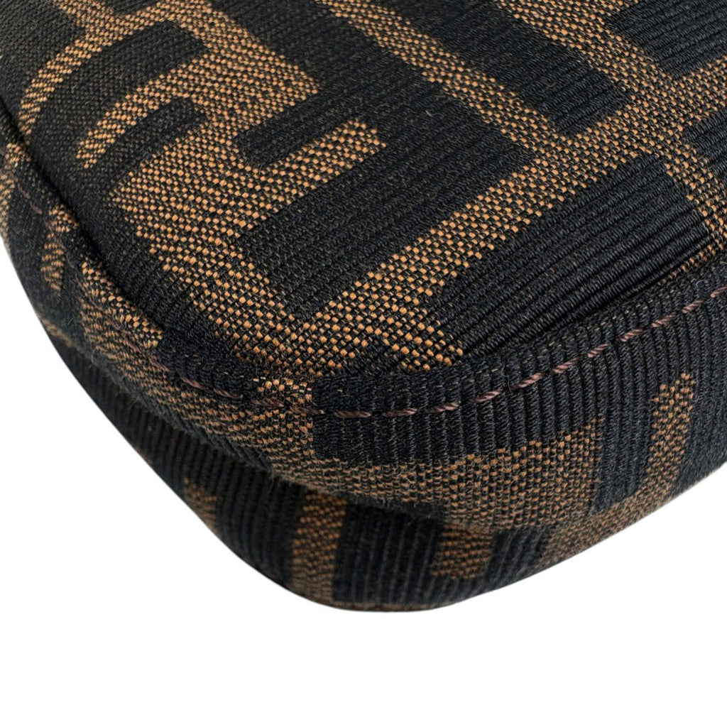 Fendi Zucca Pattern Mamma Bucket Shoulder Bag Canvas Brown — view 6