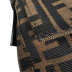Fendi Zucca Pattern Mamma Bucket Shoulder Bag Canvas Brown — view 8