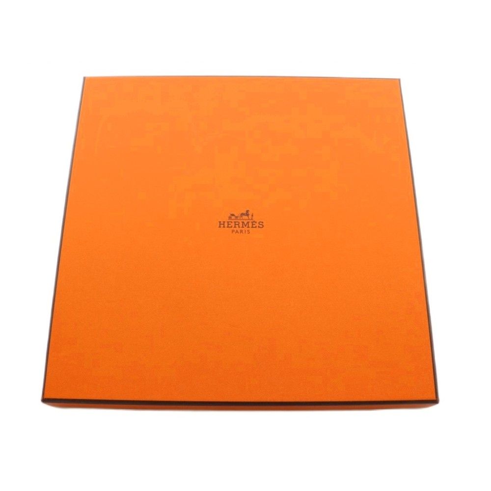 Hermes Carre 90 Retour a la Terre Return to Scarf Silk All Over Pattern Brown — view 6