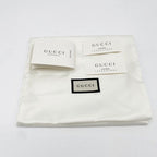 Gucci Coin Case GG Supreme Horsebit Ivory Beige Leather Gold — view 8