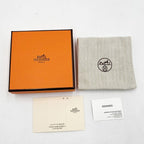 Hermes Bracelet Etriviere D'avi Black Khaki Calf Silver — view 7