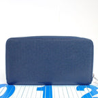 Louis Vuitton Wallet Zippy Organizer Blue Marine Taiga Zip Around Travel Case — view 2