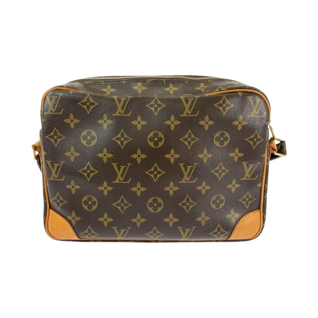 Louis Vuitton Monogram Nile Brown Gold Leather Shoulder Bag Pochette — view 2