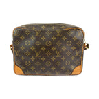 Louis Vuitton Monogram Nile Brown Gold Leather Shoulder Bag Pochette — view 2