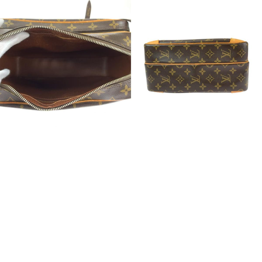 Louis Vuitton Monogram Nile Brown Gold Leather Shoulder Bag Pochette — view 9