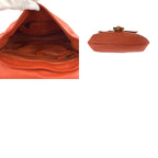 Gucci Bamboo Orange Brown Gold Leather Shoulder Bag Pochette — view 9