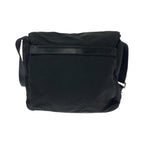 Prada Tessuto Black Silver Nylon Shoulder Bag — view 2
