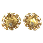 Chanel Vintage CC Logo Gold Plated Earrings 95 — view 2
