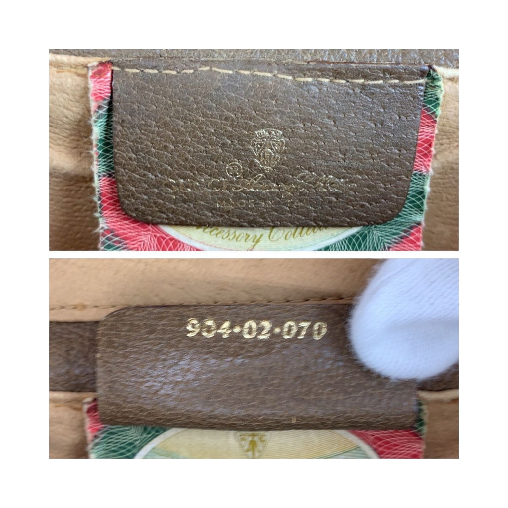 Gucci Vintage Sherry Line Beige GG Supreme Canvas 904 02 070 Shoulder Bag — view 4