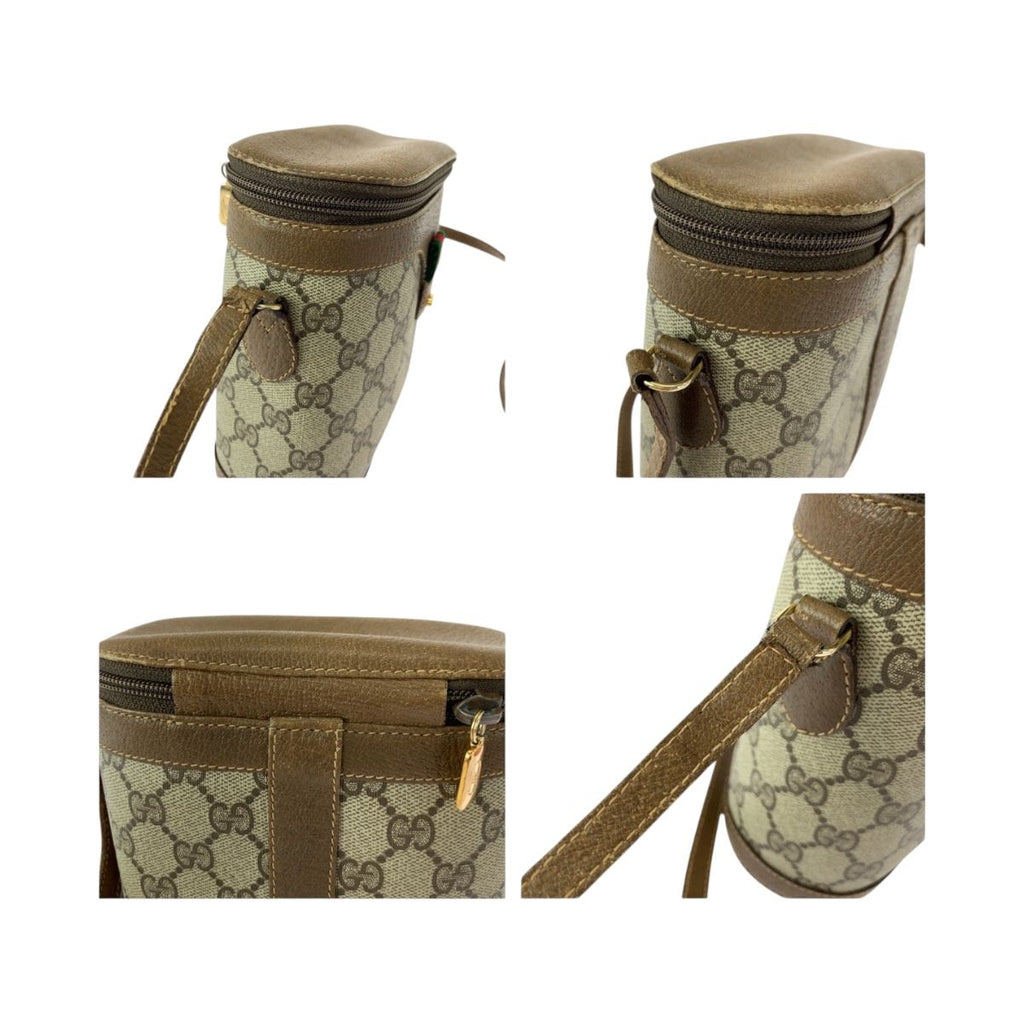 Gucci Vintage Sherry Line Beige GG Supreme Canvas 904 02 070 Shoulder Bag — view 5