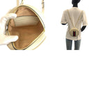 Gucci Ophidia White Gold Leather Backpack — view 9
