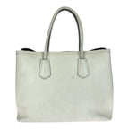 Prada Saffiano White Gold Leather Tote — view 2
