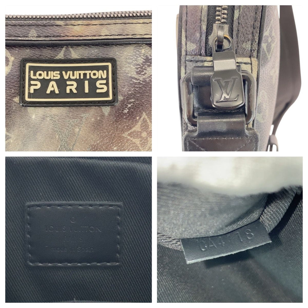Louis Vuitton Monogram Galaxy Alpha Messenger Gray Shoulder Bag — view 6