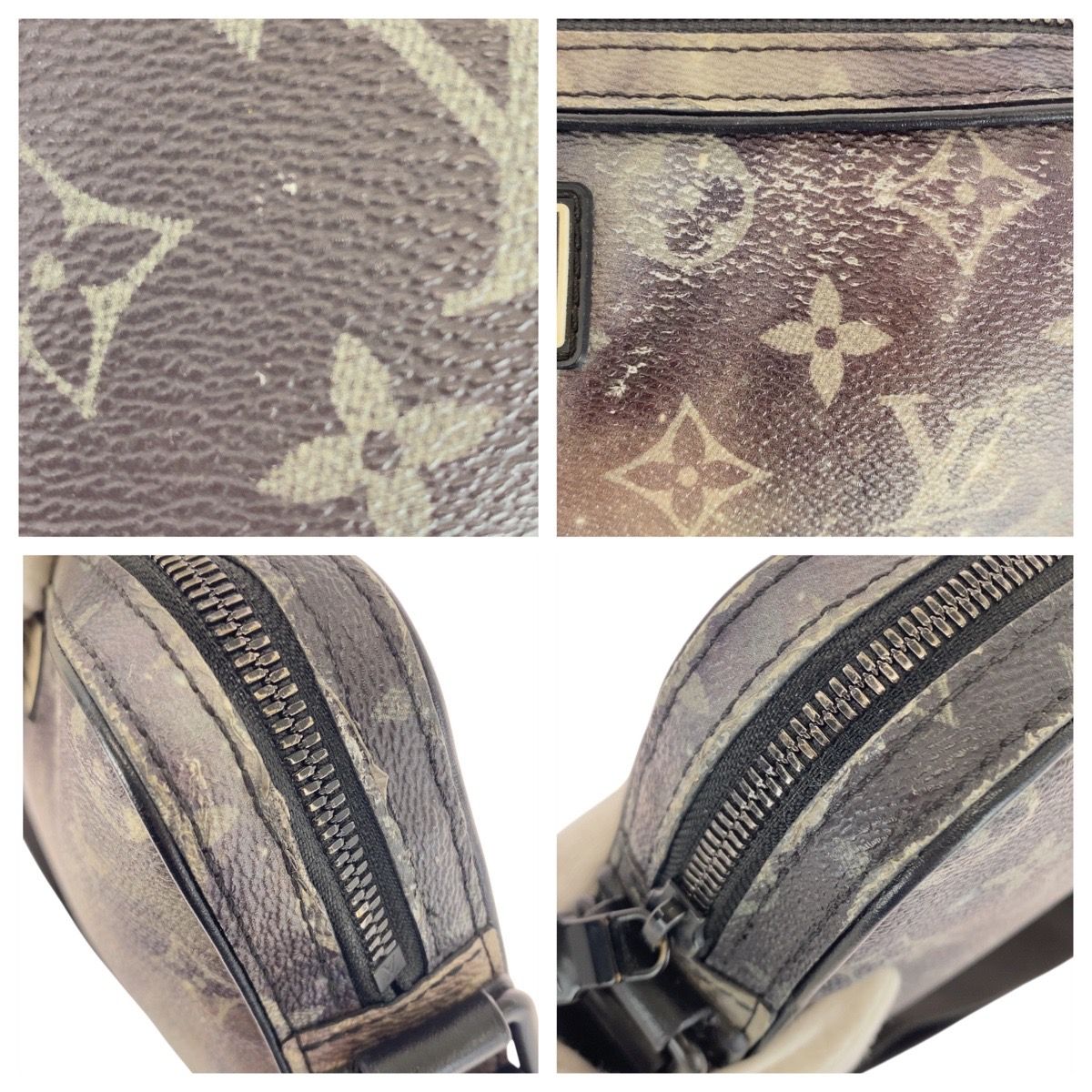 Louis Vuitton Monogram Galaxy Alpha Messenger Gray Shoulder Bag — view 4