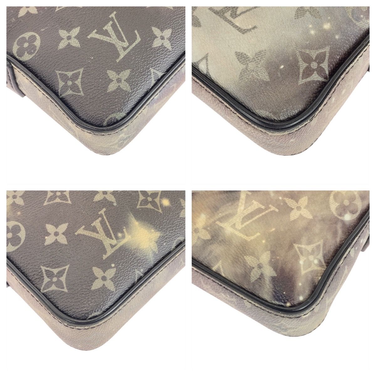 Louis Vuitton Monogram Galaxy Alpha Messenger Gray Shoulder Bag — view 3