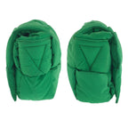 Bottega Veneta Padded Tech Cassette Green Silver Nylon Shoulder Bag — view 7