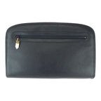 Saint Laurent Yves Vintage YSL Black Gold Leather Second Bag — view 2