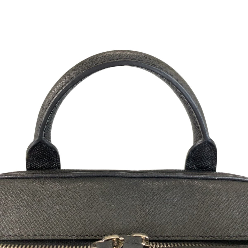 Louis Vuitton Taiga Grigori Ardoise Black Silver Backpack — view 8