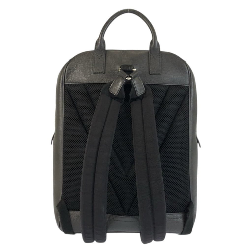 Louis Vuitton Taiga Grigori Ardoise Black Silver Backpack — view 2