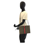 Gucci GG Carry on Sherry Line Beige Black Shoulder Bag Clutch — view 7