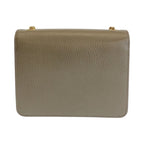 Gucci Interlocking Gray Gold Leather Shoulder Bag Chain — view 2