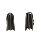 Gucci Interlocking Gray Gold Leather Shoulder Bag Chain — view 7