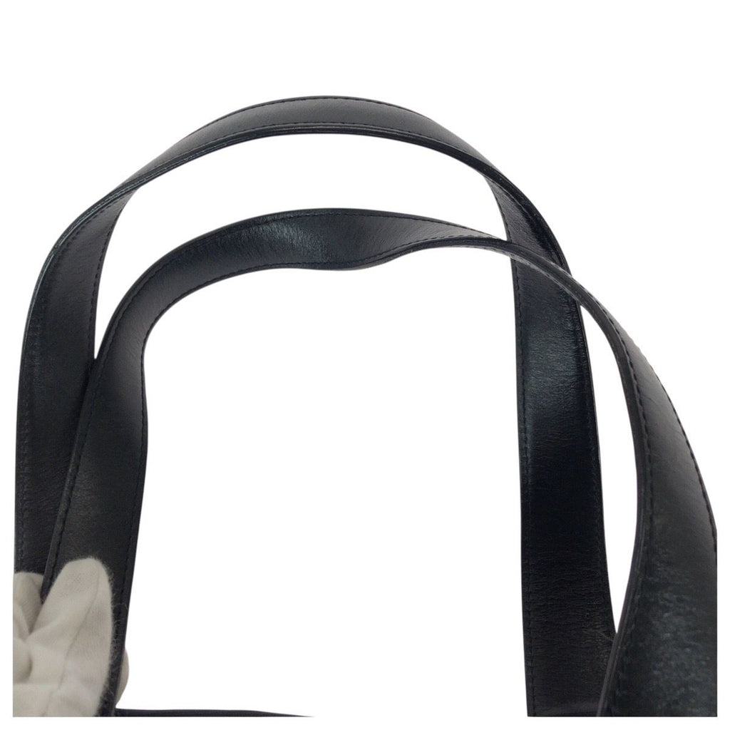 Chanel New Travel Line MM Black Nylon Leather Tote Shoulder Bag — view 5