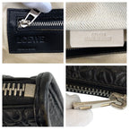 Loewe Repeat Anagram Black Silver Leather Business Briefcase — view 3