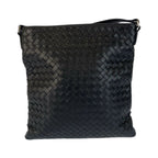 Bottega Veneta Intrecciato Black Shoulder Bag Pochette — view 2