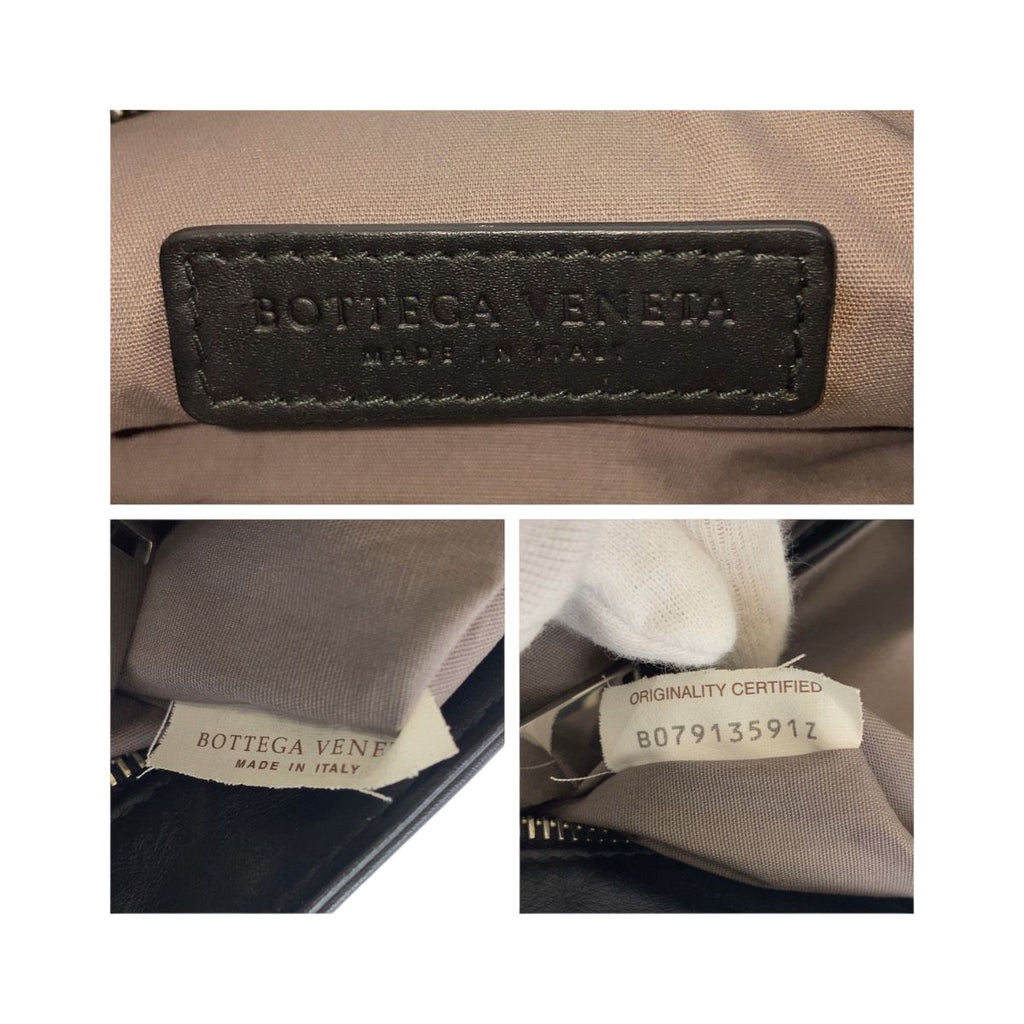 Bottega Veneta Intrecciato Black Shoulder Bag Pochette — view 6