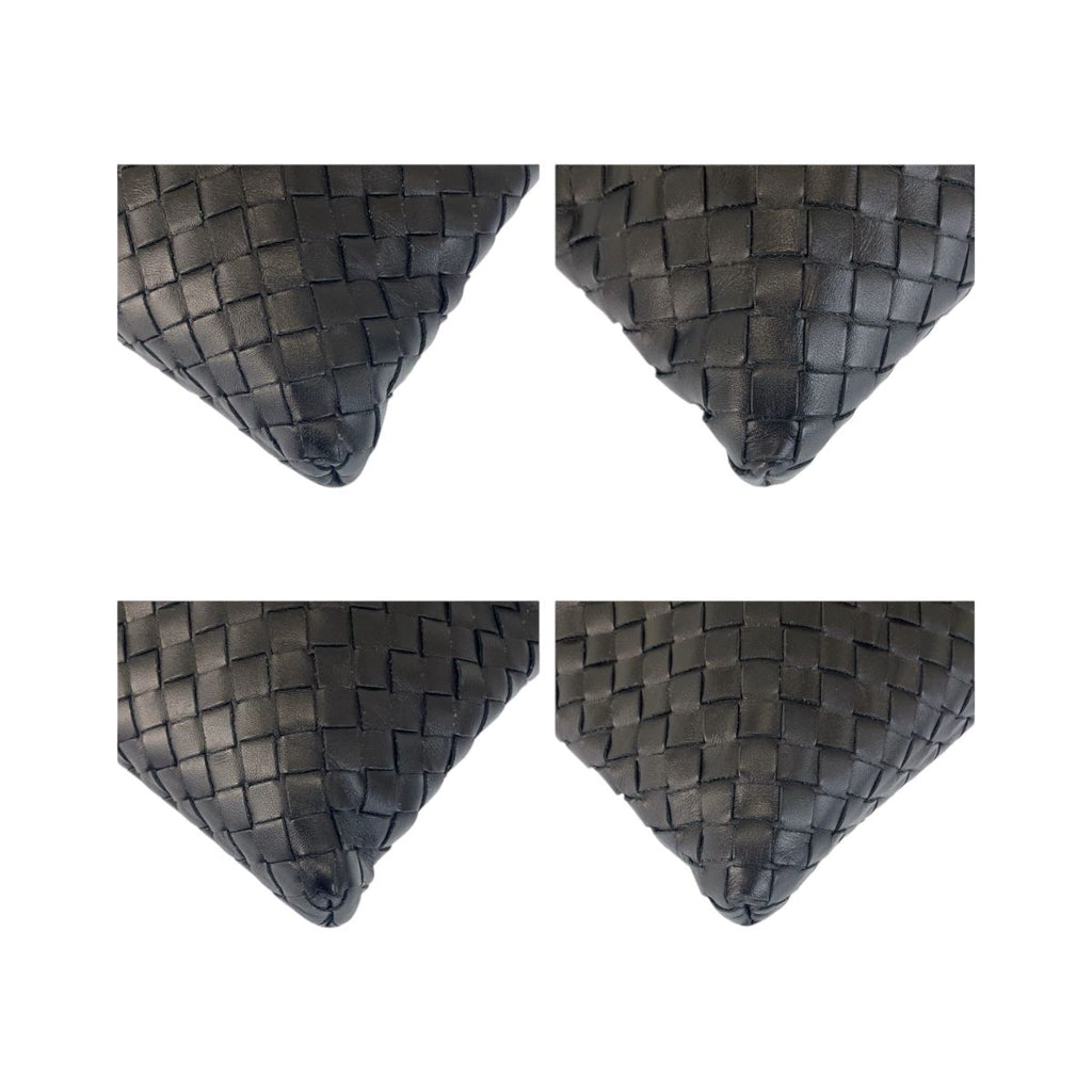 Bottega Veneta Intrecciato Black Shoulder Bag Pochette — view 3