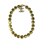 Chanel Super Vintage CC Logo Anklet Aurora Last Gold Plated Bracelet 95 — view 2