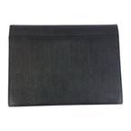 Saint Laurent Yves Vintage YSL Black Leather Clutch — view 2