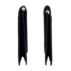 Saint Laurent Yves Vintage YSL Black Leather Clutch — view 8