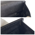 Saint Laurent Yves Vintage YSL Black Leather Clutch — view 5