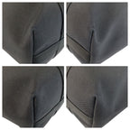 Celine Vertical Cabas Black Canvas Tote Shoulder Bag — view 4