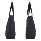 Celine Vertical Cabas Black Canvas Tote Shoulder Bag — view 6