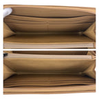 Bottega Veneta Beige Gunmetal Leather Wallet Zip Around — view 8